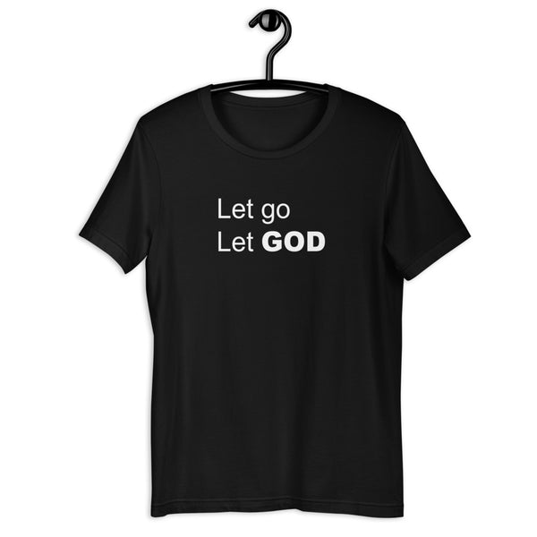 Let God Tee - White Text